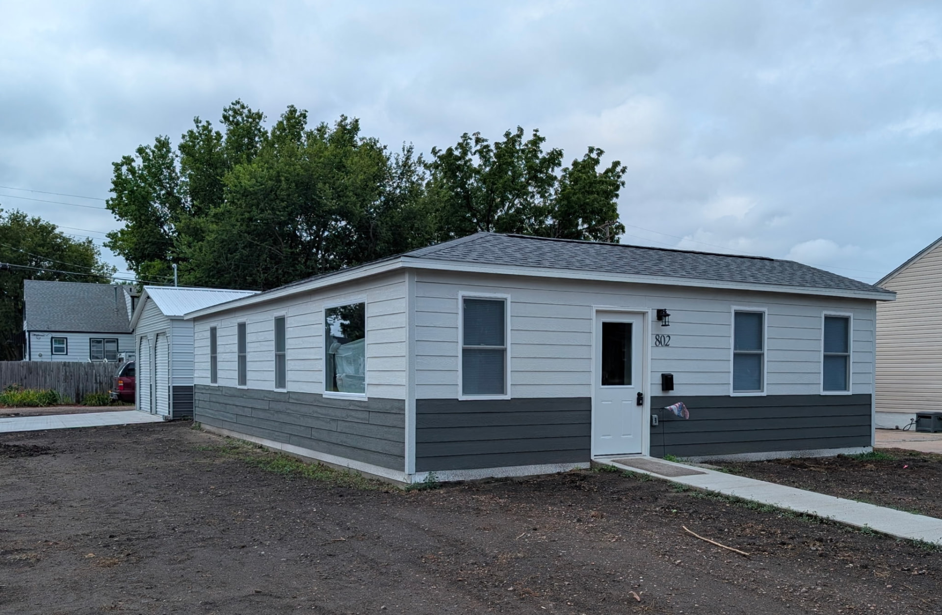 Completed first Density Development tiny house in North Platte