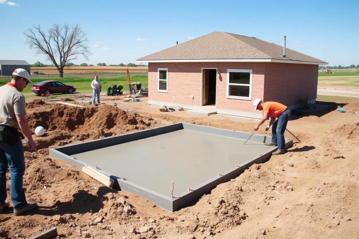 Foundation work on first Density Development tiny house in North Platte
